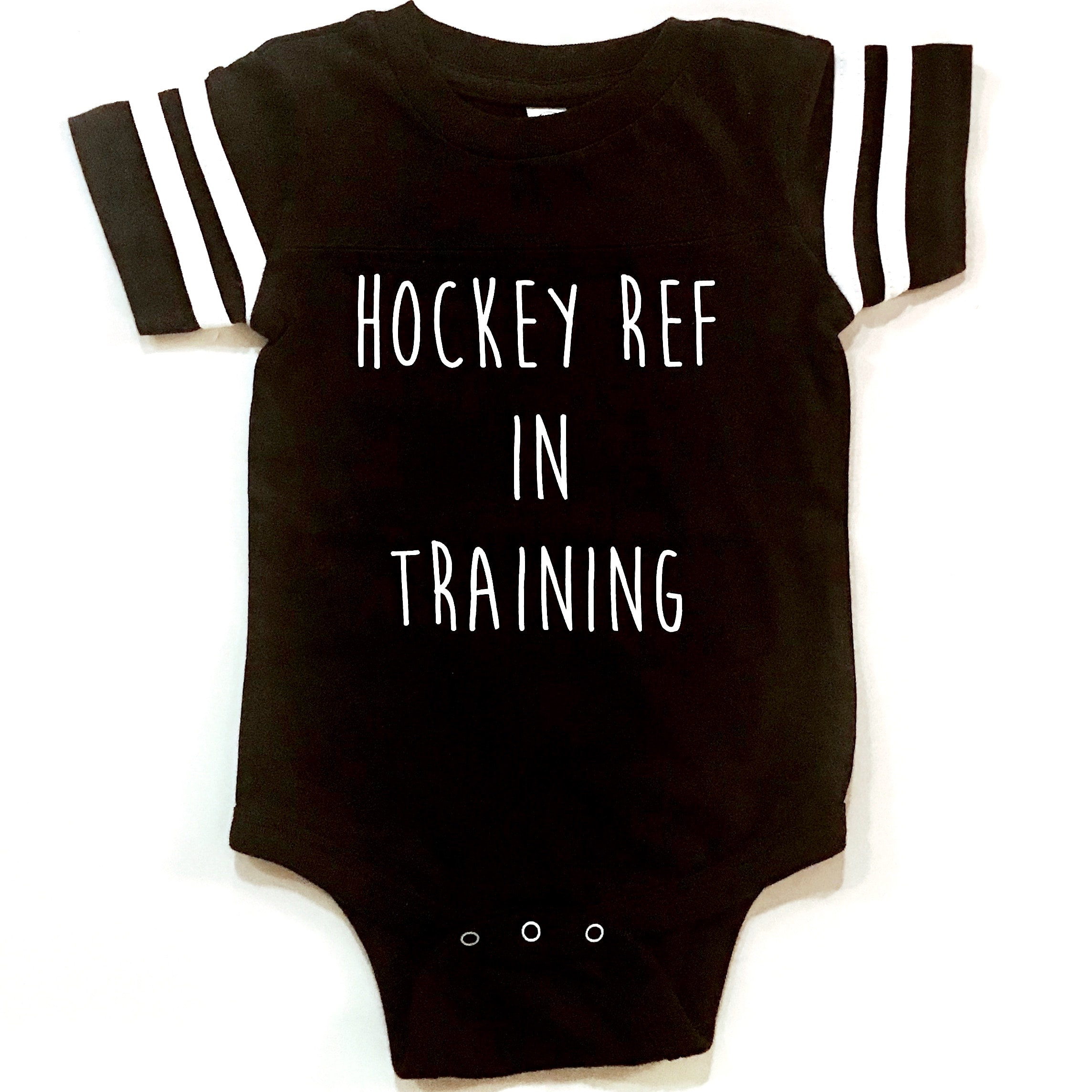 Hockey Ref in Training Baby Onesie